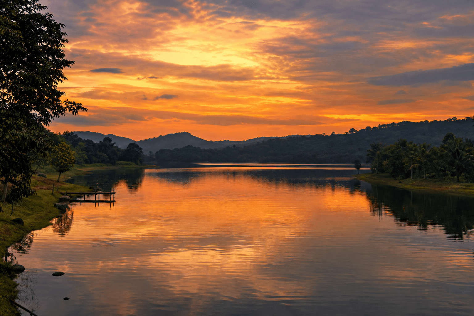 Lakeside Sunsets