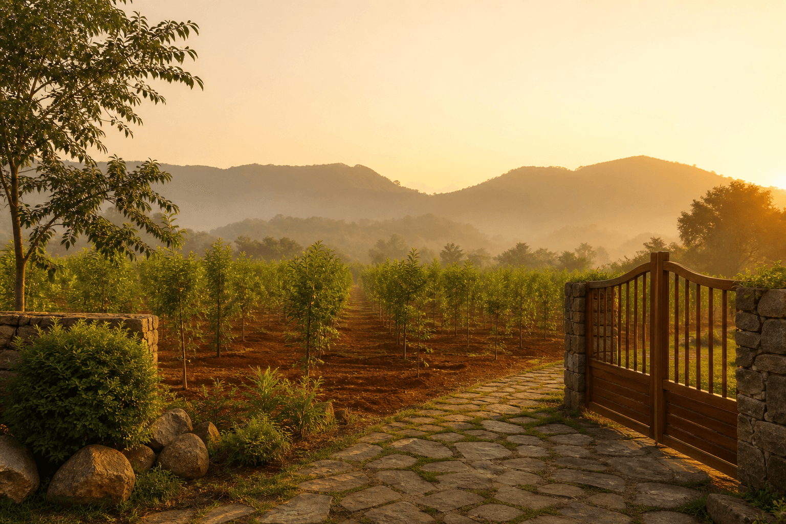 Premium sandalwood farmland at Mruganayani by Kapil Farms